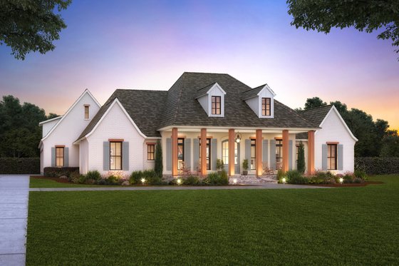 Exterior - Other Elevation for Farmhouse House Plan #1074-54 - 4 bed, 3.5 bath