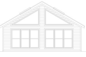 Exterior - Front Elevation 3 for Southern House Plan #932-332, 0 bath