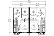 Modern Style House Plan - 3 Beds 1.5 Baths 2555 Sq/Ft Plan #25-329 