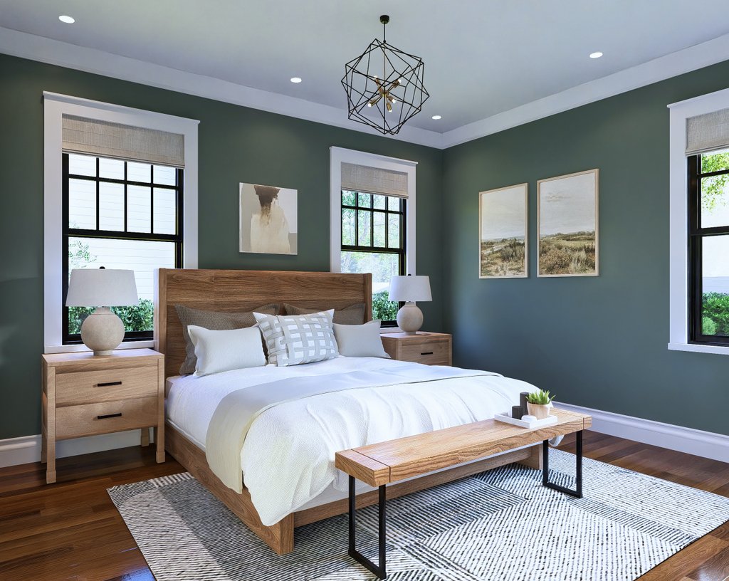 Interior - Bedroom for Cottage House Plan #54-685 - 2 bed, 2 bath