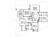 Mediterranean Style House Plan - 4 Beds 4.5 Baths 6272 Sq/Ft Plan #411-187 