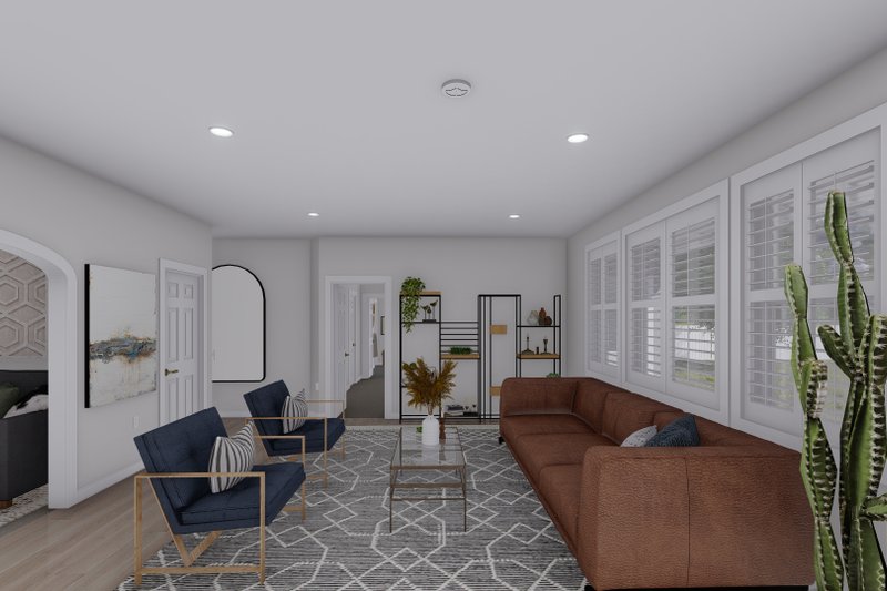 Dream House Plan - Interior - Family Room for Traditional House Plan #1060-107 - 3 bed, 2.5 bath