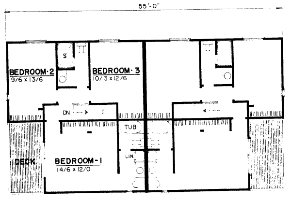 Floor Plan - Upper Floor Plan #303-210