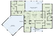 Country Style House Plan - 3 Beds 2.5 Baths 2279 Sq/Ft Plan #17-2555 