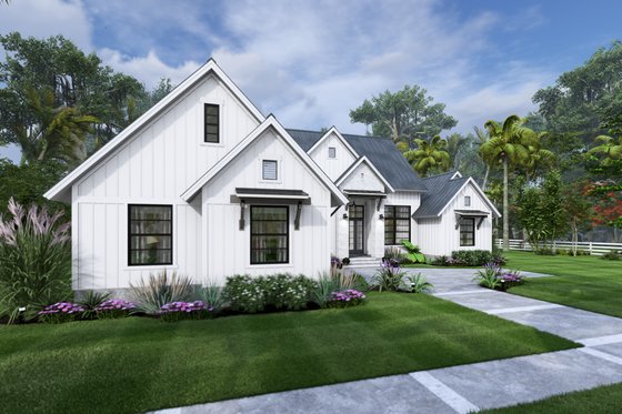 Exterior - Other Elevation for Farmhouse House Plan #120-284 - 3 bed, 3.5 bath