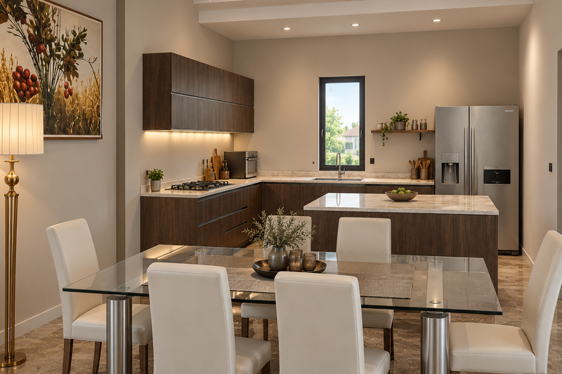 House Plan Design - Interior - Kitchen for Modern House Plan #542-11 - 3 bed, 3.5 bath