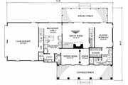 Southern Style House Plan - 3 Beds 2.5 Baths 2038 Sq/Ft Plan #137-123 