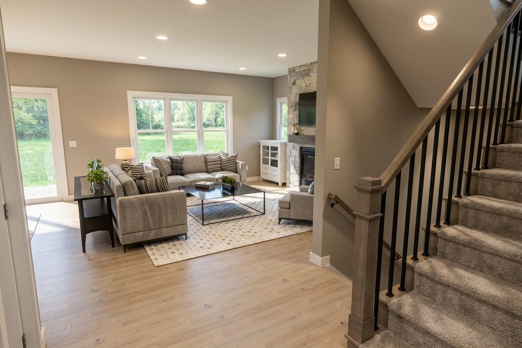 Interior - Family Room 1 for Craftsman House Plan #51-1525 - 3 bed, 2.5 bath
