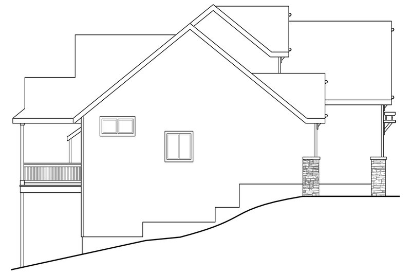 Dream House Plan - Exterior - Other Elevation 1 for Traditional House Plan #124-921 - 3 bed, 2.5 bath