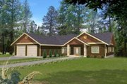 Ranch Style House Plan - 4 Beds 3 Baths 4484 Sq/Ft Plan #117-491 