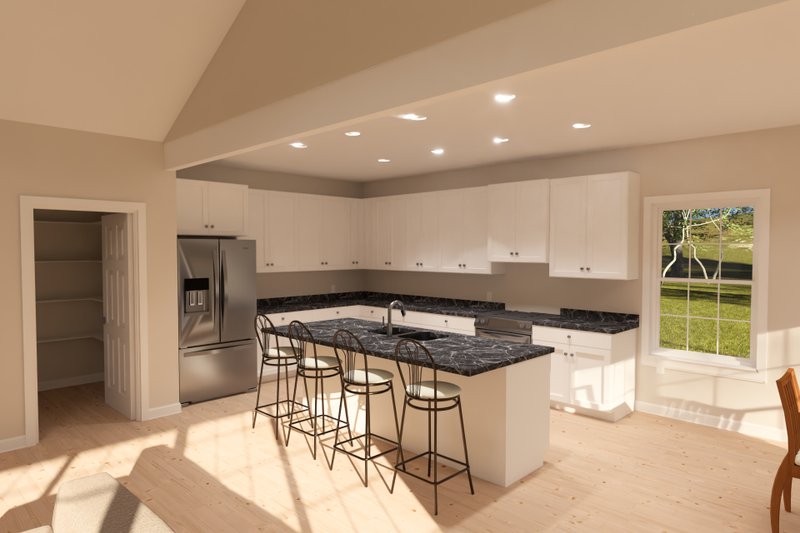 Home Plan - Interior - Kitchen for Cottage House Plan #513-2409 - 4 bed, 3.5 bath
