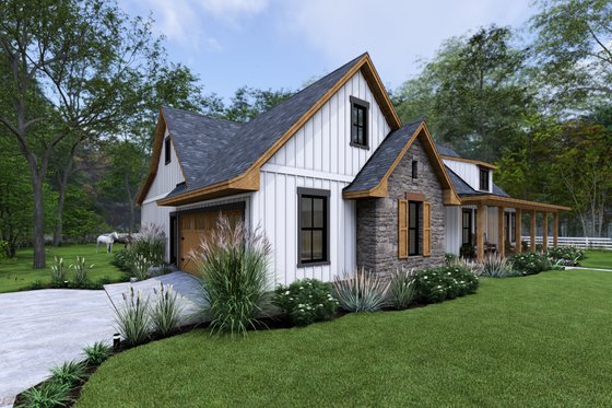 Exterior - Other Elevation for Cottage House Plan #120-287 - 3 bed, 2.5 bath