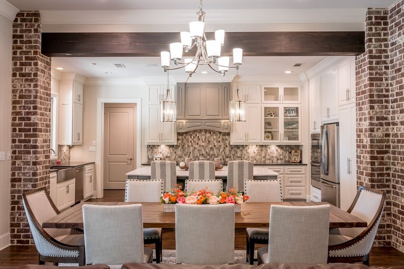 Architectural House Design - Interior - Dining Room 1 for Farmhouse House Plan #430-204 - 3 bed, 2.5 bath
