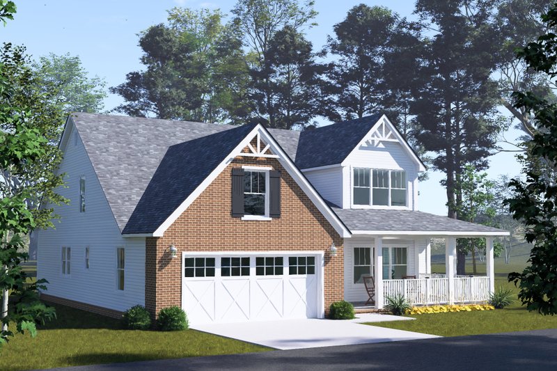 Dream House Plan - Exterior - Other Elevation 5 for Farmhouse House Plan #513-2482 - 3 bed, 2.5 bath