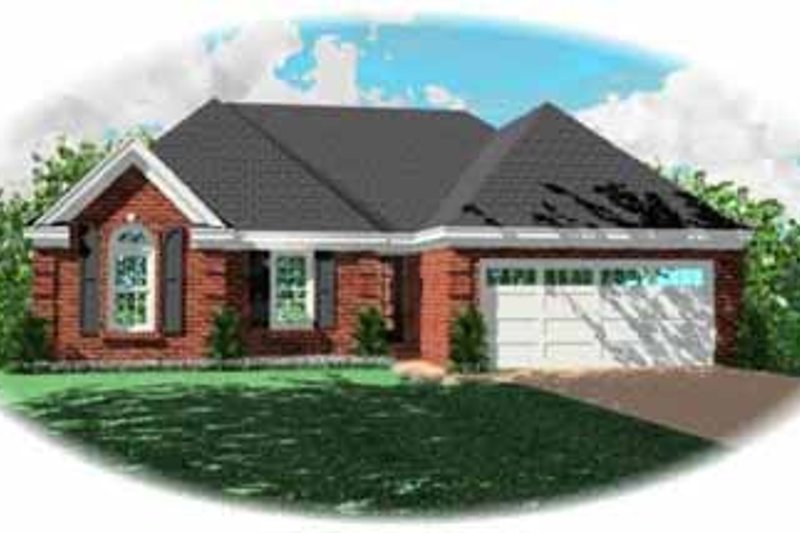 Exterior - Front Elevation 2 for Traditional House Plan #81-216 - 3 bed, 2 bath