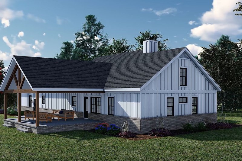 Home Plan - Exterior - Other Elevation 2 for Farmhouse House Plan #932-1216 - 3 bed, 2.5 bath
