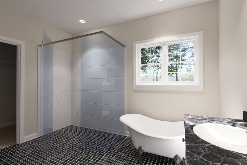 Home Plan - Interior - Master Bathroom for Cottage House Plan #513-2409 - 4 bed, 3.5 bath
