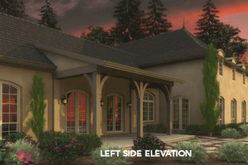 Home Plan - Exterior - Other Elevation 1 for European House Plan #48-363 - 5 bed, 4.5 bath