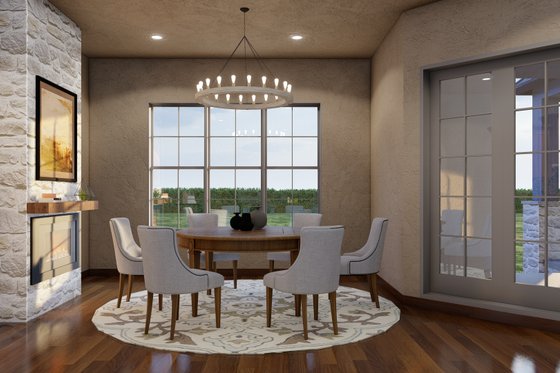 Interior - Dining Room for European House Plan #923-31 - 4 bed, 3.5 bath