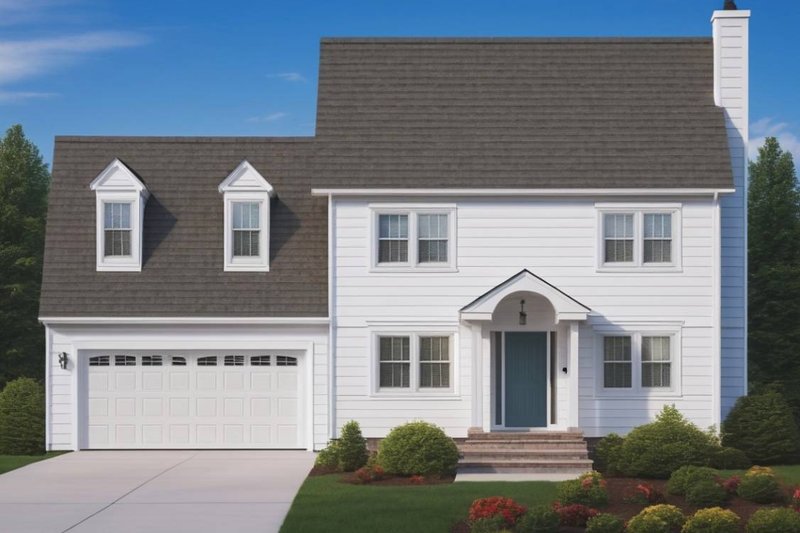 Dream House Plan - Exterior - Front Elevation 3 for Traditional House Plan #3-137 - 3 bed, 2.5 bath
