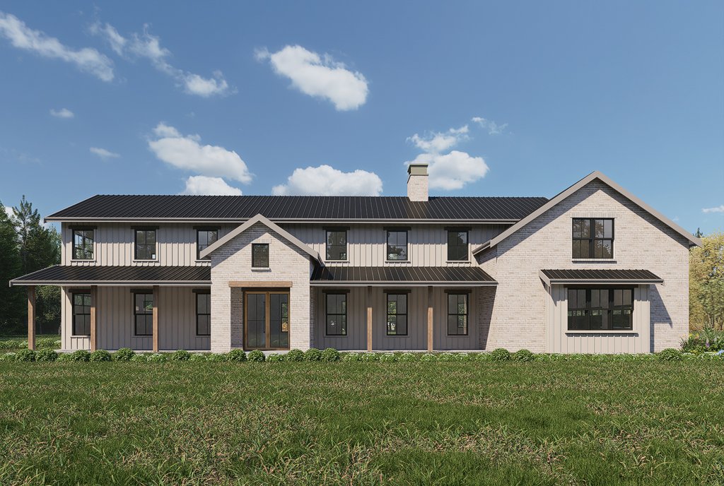 Exterior - Front Elevation 2 for Barndominium House Plan #1070-271 - 4 bed, 3.5 bath