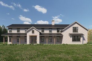 House Blueprint - Exterior - Front Elevation for Barndominium House Plan #1070-271 - 4 bed, 3.5 bath