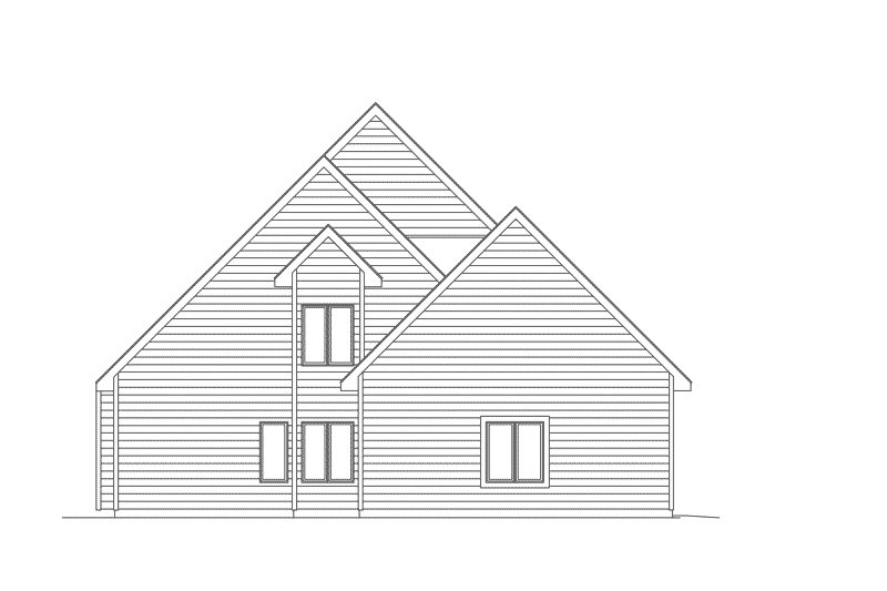 Dream House Plan - Exterior - Other Elevation for Modern House Plan #57-673 - 3 bed, 2 bath