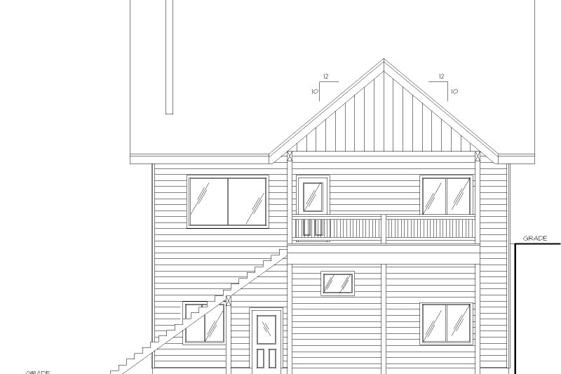 Dream House Plan - Exterior - Front Elevation 3 for Traditional House Plan #117-972 - 3 bed, 3 bath