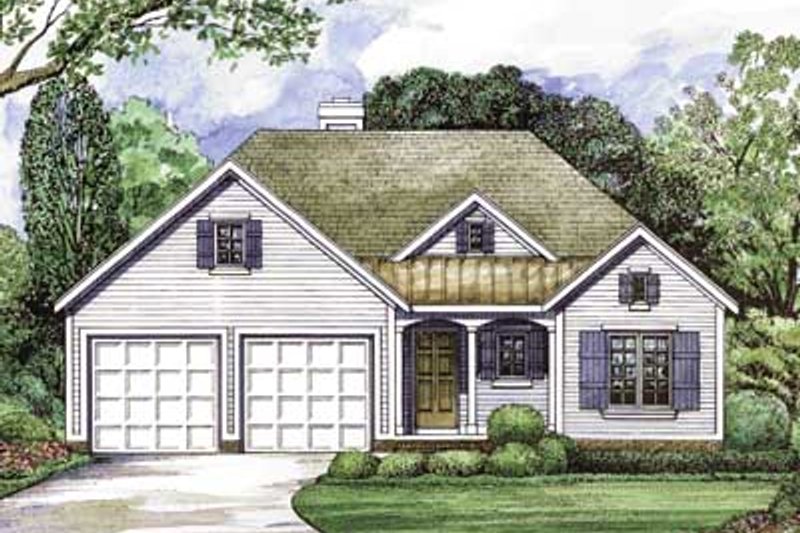 Home Plan - Traditional Exterior - Front Elevation Plan #20-1402