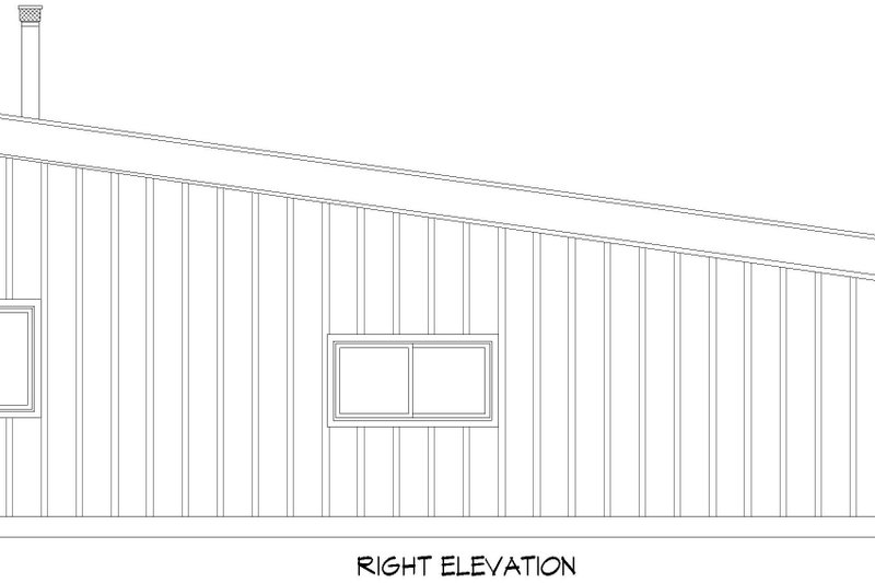 House Design - Exterior - Other Elevation 1 for Contemporary House Plan #932-1218 - 1 bed, 1 bath