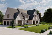 European Style House Plan - 3 Beds 3.5 Baths 3250 Sq/Ft Plan #1117-9 Exterior 