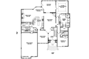 European Style House Plan - 4 Beds 3.5 Baths 4097 Sq/Ft Plan #81-628 