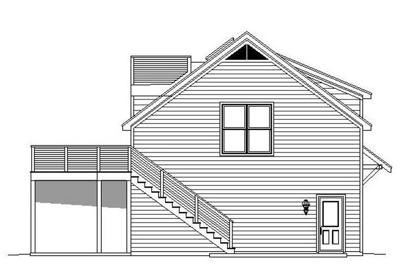 Dream House Plan - Exterior - Other Elevation for Cottage House Plan #932-241, 0.5 bath