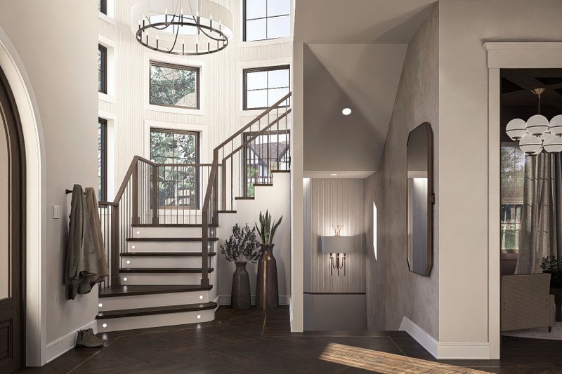 Architectural House Design - Interior - Entry 1 for Victorian House Plan #455-376 - 3 bed, 2.5 bath