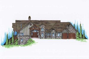 Traditional Exterior - Front Elevation Plan #5-298