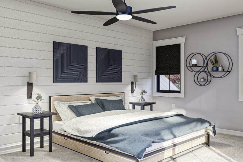 Home Plan - Interior - Bedroom for Modern House Plan #455-587 - 2 bed, 2 bath