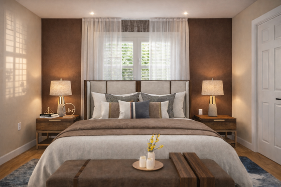 Interior - Master Bedroom for Ranch House Plan #1060-469 - 3 bed, 2 bath