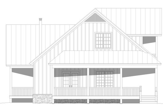 Exterior - Other Elevation for Cottage House Plan #932-635 - 3 bed, 3.5 bath