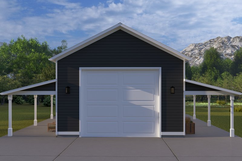 House Blueprint - Exterior - Front Elevation 4 for Traditional House Plan #1060-276, 0 bath