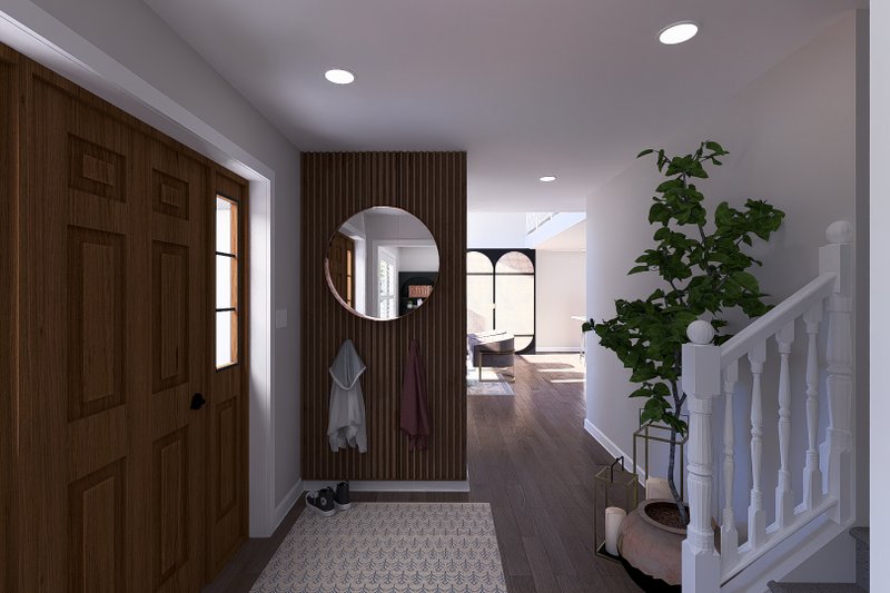 Dream House Plan - Interior - Entry 1 for Traditional House Plan #1060-427 - 4 bed, 2.5 bath