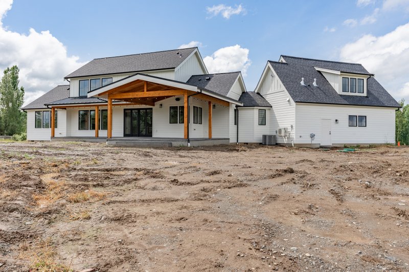 House Design - Exterior - Rear Elevation for Farmhouse House Plan #1070-39 - 3 bed, 3.5 bath