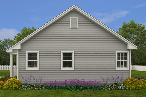 Exterior - Other Elevation 3 for Ranch House Plan #1082-10 - 3 bed, 2 bath