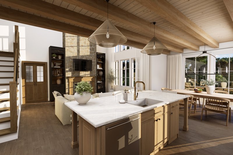 Architectural House Design - Interior - Kitchen 1 for Classical House Plan #23-2839 - 3 bed, 2.5 bath