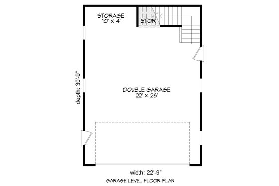 Floor Plan - Main Floor for Country House Plan #932-242, 0 bath