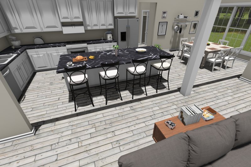 House Plan Design - Interior - Kitchen for Farmhouse House Plan #513-2209 - 5 bed, 4 bath