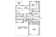 Traditional Style House Plan - 4 Beds 2 Baths 1632 Sq/Ft Plan #124-1009 