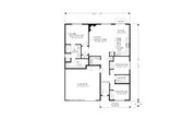 Craftsman Style House Plan - 3 Beds 2 Baths 1431 Sq/Ft Plan #53-661 