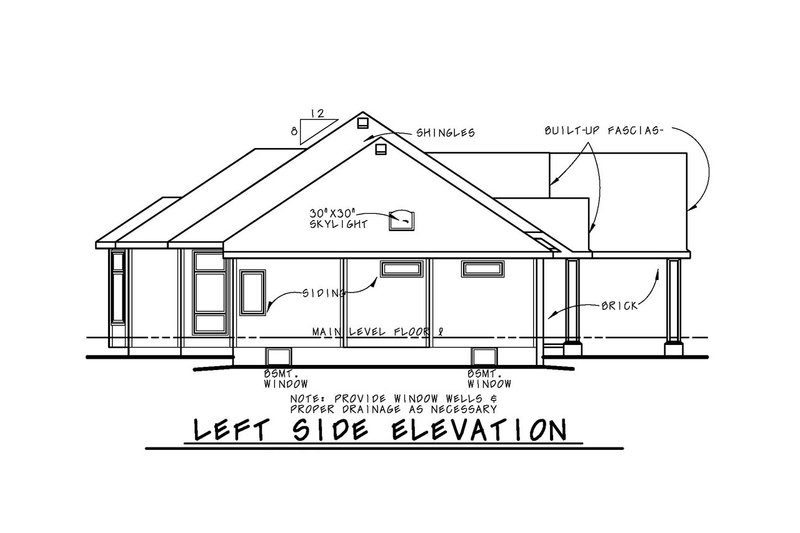 Dream House Plan - Exterior - Other Elevation for Traditional House Plan #20-2458 - 3 bed, 2.5 bath