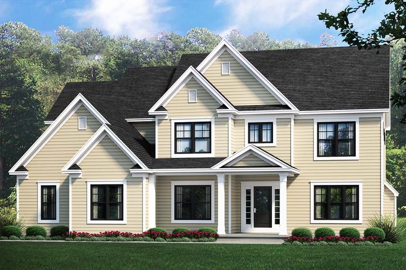 Traditional Style House Plan - 4 Beds 2.5 Baths 2611 Sq/Ft Plan #1010-233