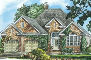 Ranch Exterior - Front Elevation Plan #929-635